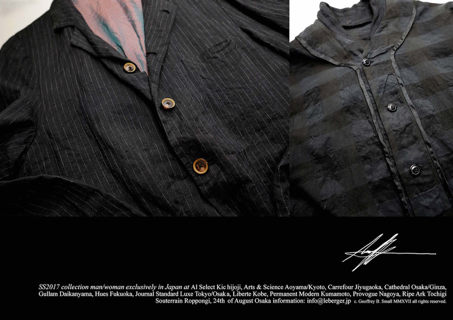 Press Work: Geoffrey B.Small AD campaign with PLEASE mag vol.5 